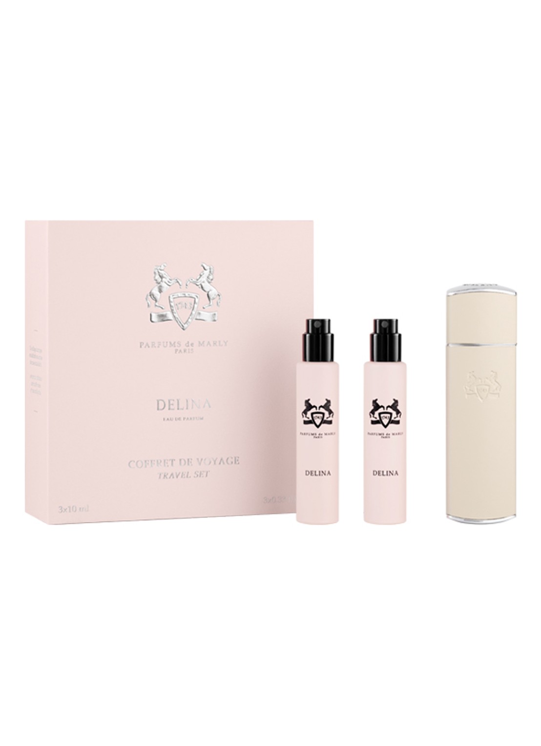 Parfums de Marly Delina Travel Set - travel size parfumset - voorkant undefined