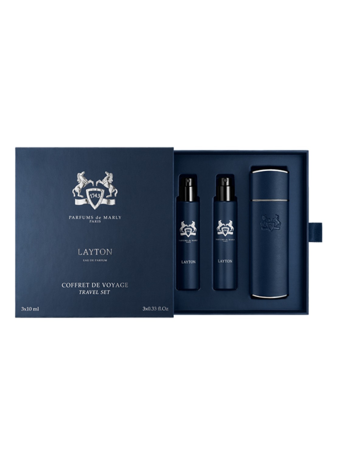 Parfums de Marly Layton Travel Set - travel size parfumset - voorkant 2 undefined