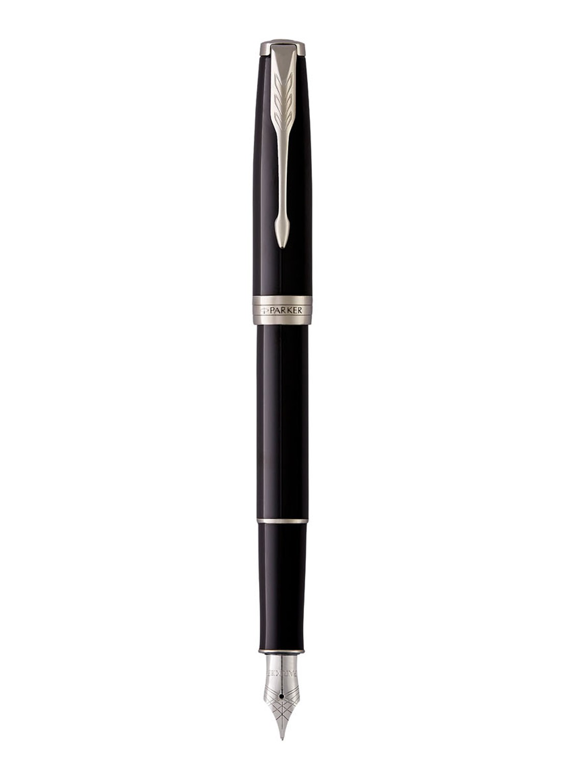 Parker Vulpen Parker Sonnet Ct M Lak - detail 2 zwart