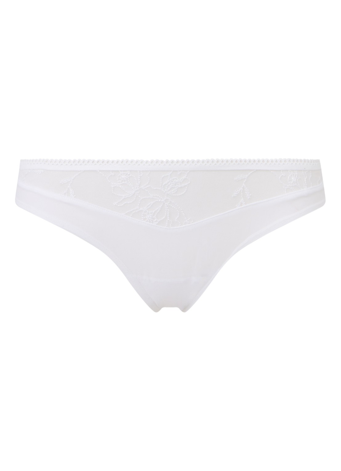 Passionata Aura tanga met kant - voorkant 3 wit