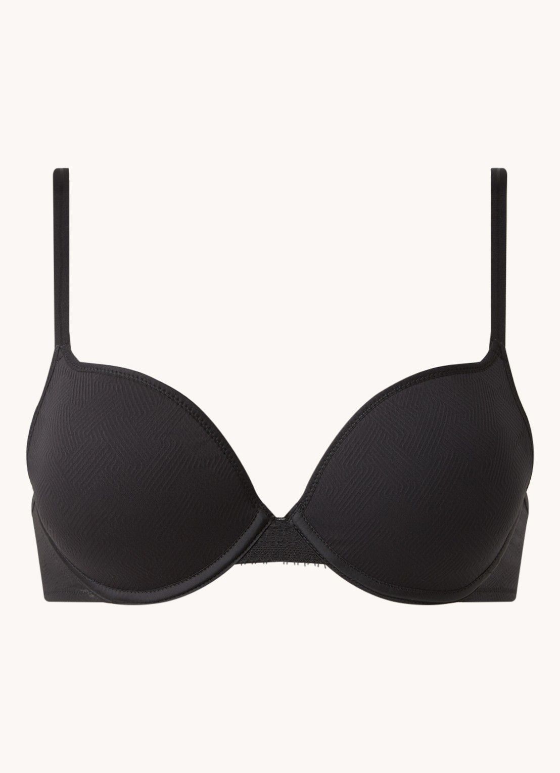 Passionata Dream Today push-up bh met structuur - voorkant zwart