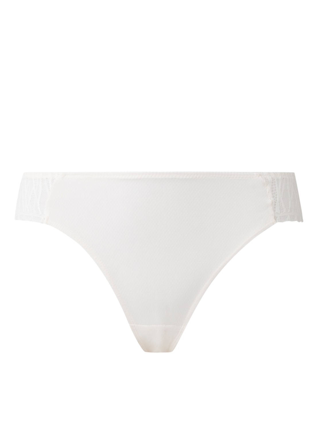 Passionata Forever slip met afwerking van kant - voorkant 2 gebroken wit