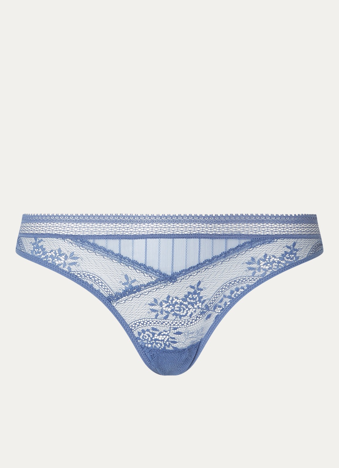 Passionata Maddie tanga van kant - voorkant 3 blauw