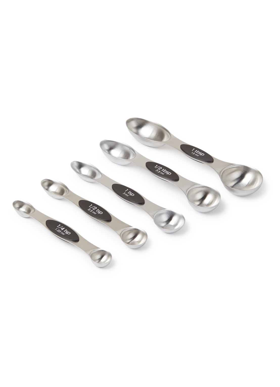 Patisse Maatlepel set van 5 - voorkant zilver