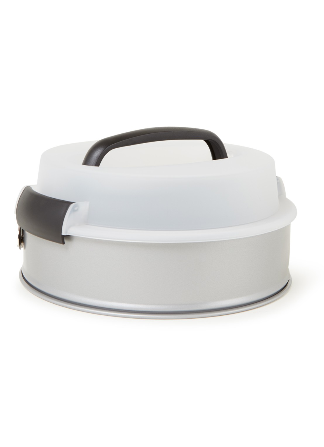 Patisse Springvorm met draagdeksel 24 cm - voorkant 2 zilver