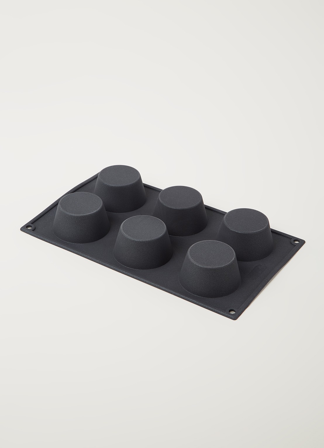 Patisse Starflex flexibele muffinvorm 6-vaks 29 x 17 cm  - voorkant 2 antraciet