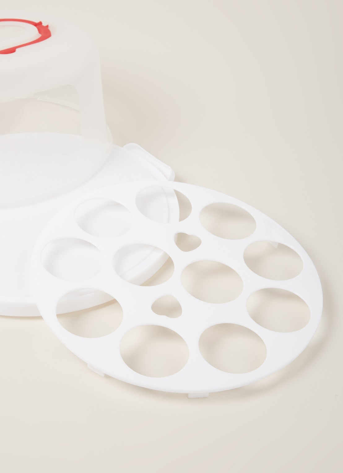 Patisse Taart- en cupcake doos 30 cm - detail wit