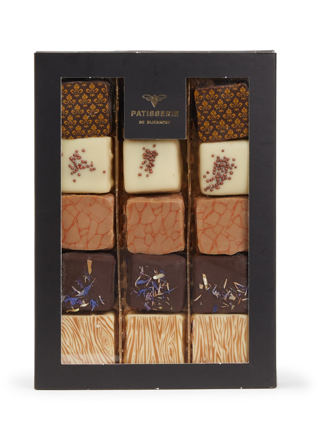 Patisserie de Bijenkorf Chocolade bonbons 15 stuks - voorkant undefined