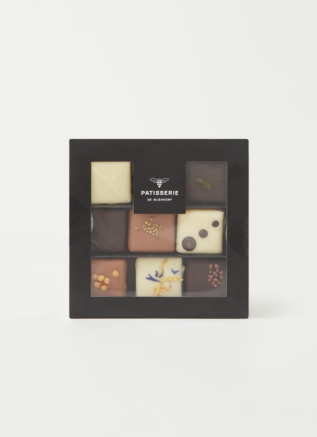 Patisserie de Bijenkorf Chocolade bonbons 9 stuks - voorkant 2 undefined