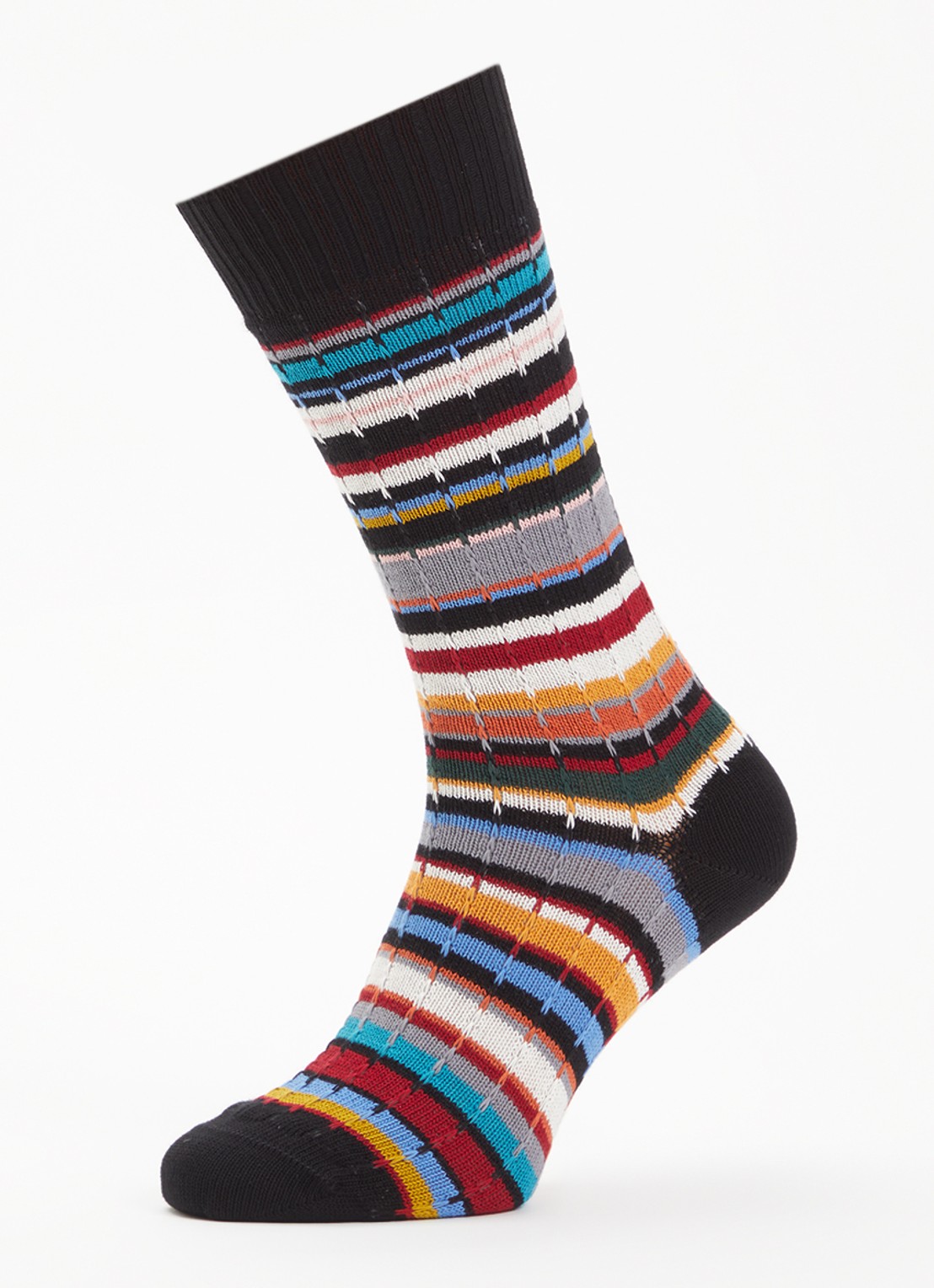Paul Smith Cable sokken in katoenblend met print - detail multicolor