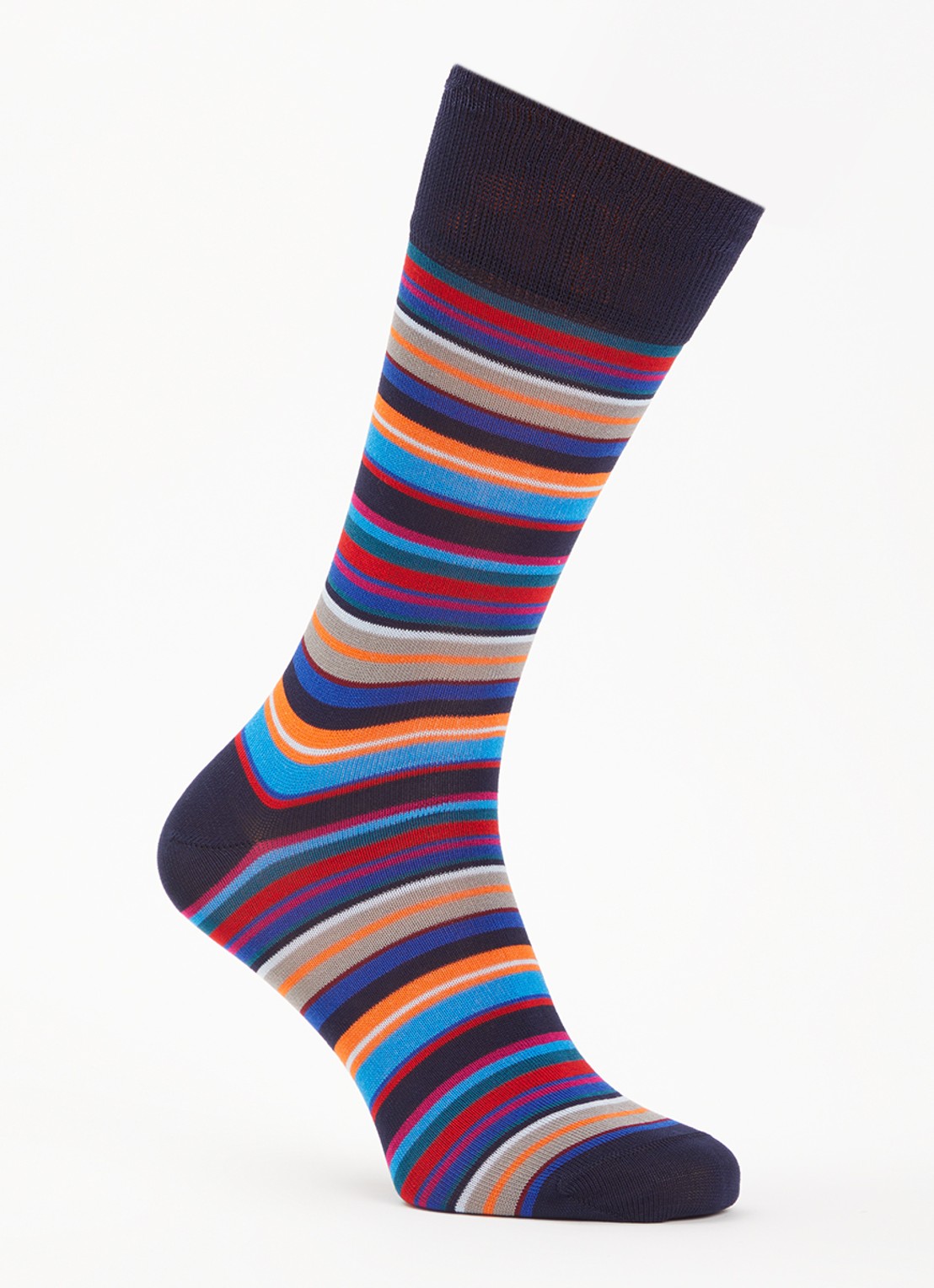 Paul Smith Cable sokken in katoenblend met print - voorkant multicolor