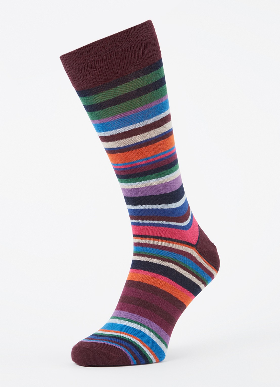 Paul Smith Curtis sokken in katoenblend - detail bruin