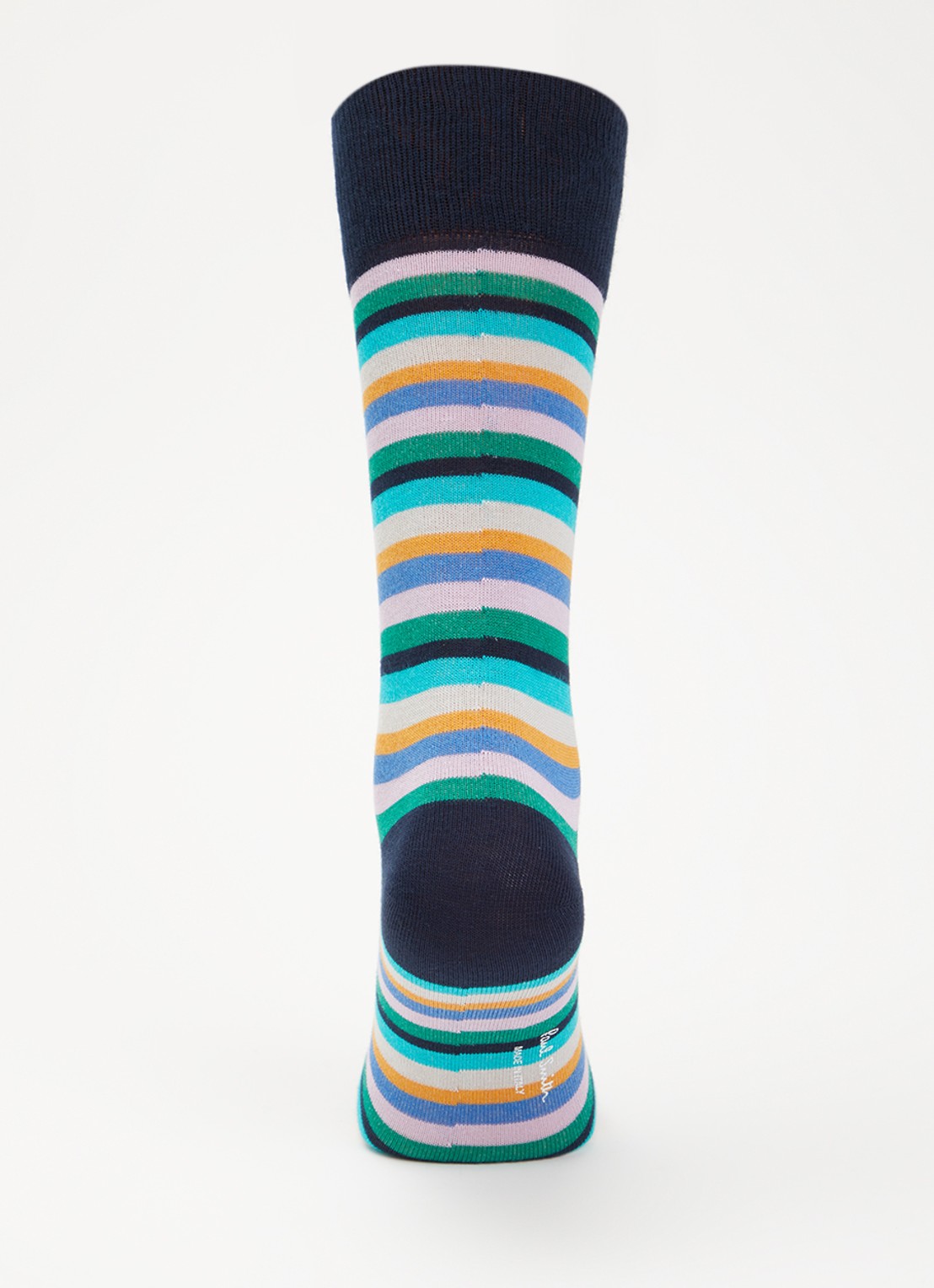 Paul Smith Kahlo sokken in katoenblend met streepprint - voorkant 3 donkerblauw