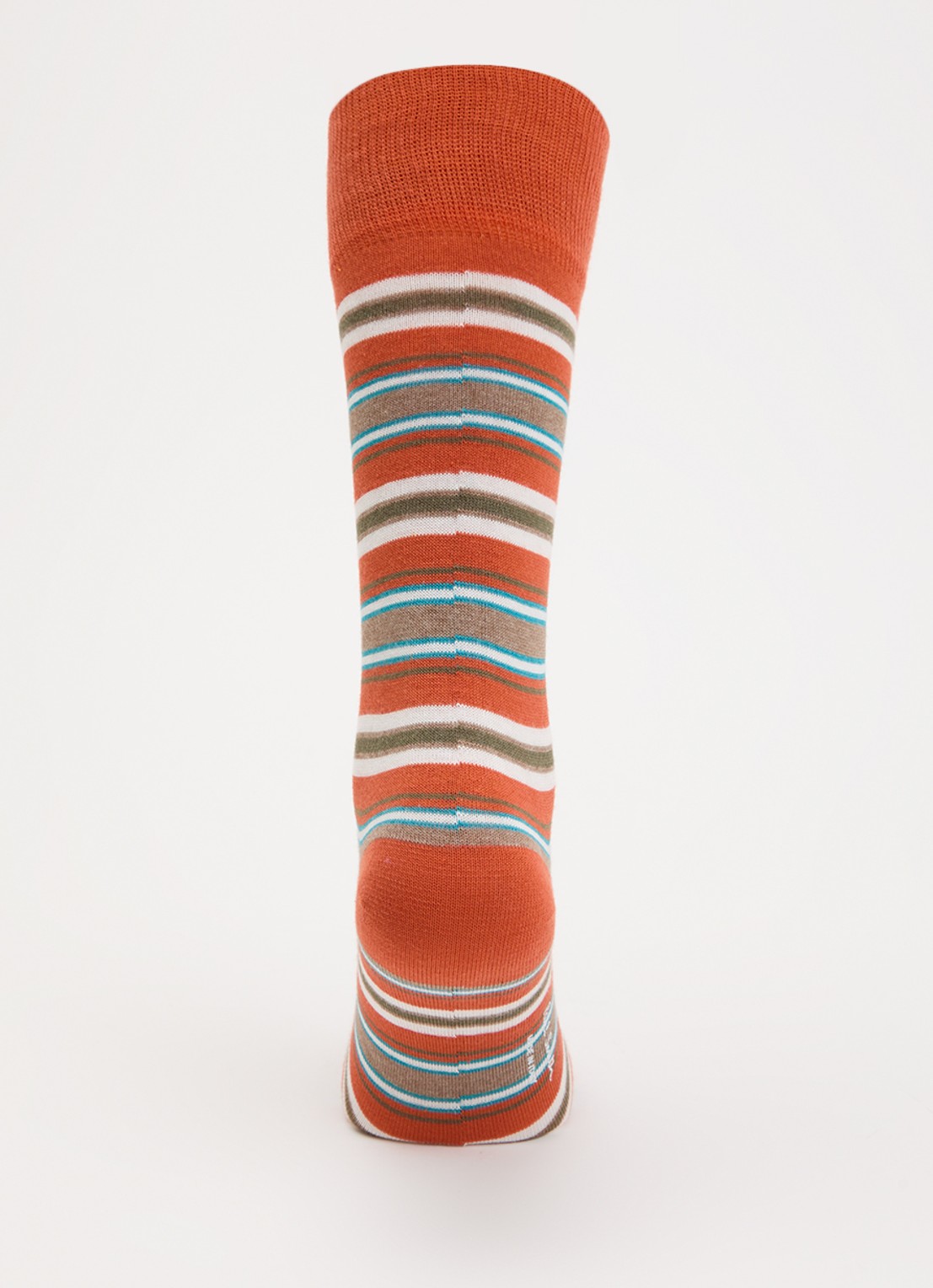 Paul Smith Margate sokken in katoenblend met streepprint - voorkant 3 orange