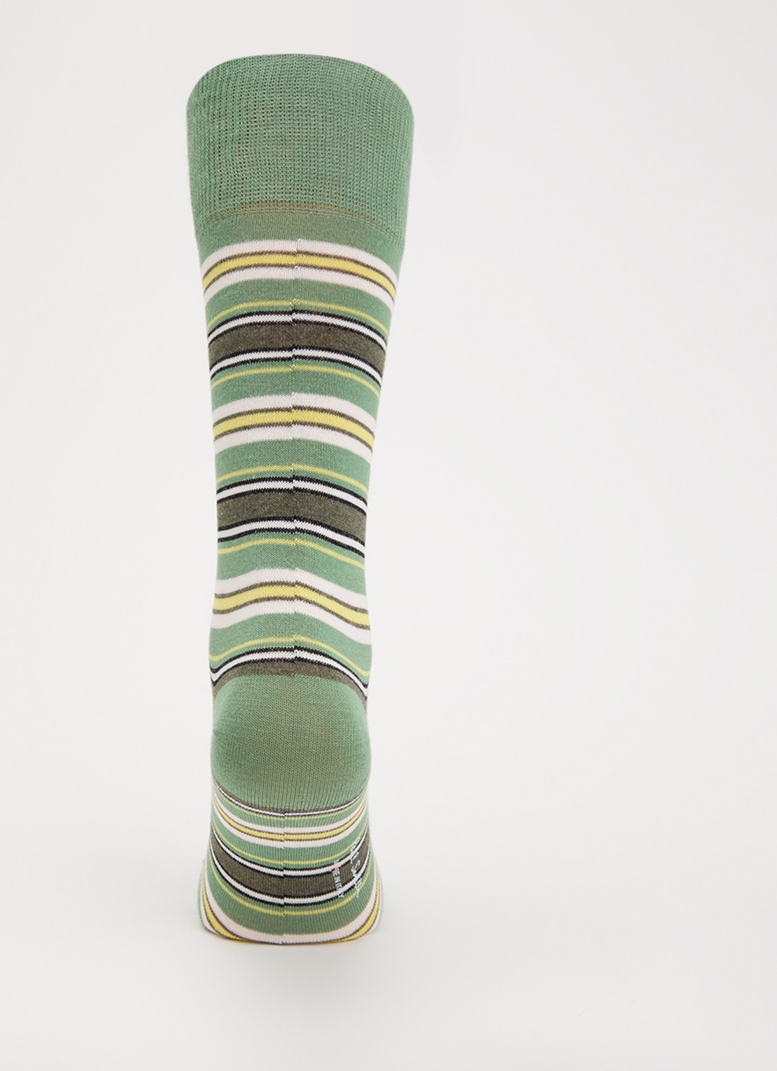 Paul Smith Margate sokken in katoenblend met streepprint - voorkant 3 groen