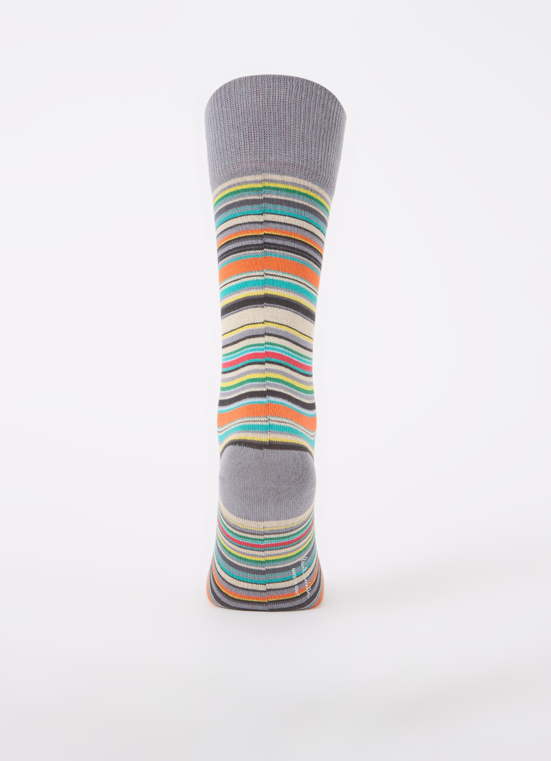 Paul Smith Multistripe sokken met streepprint - voorkant 3 grijs