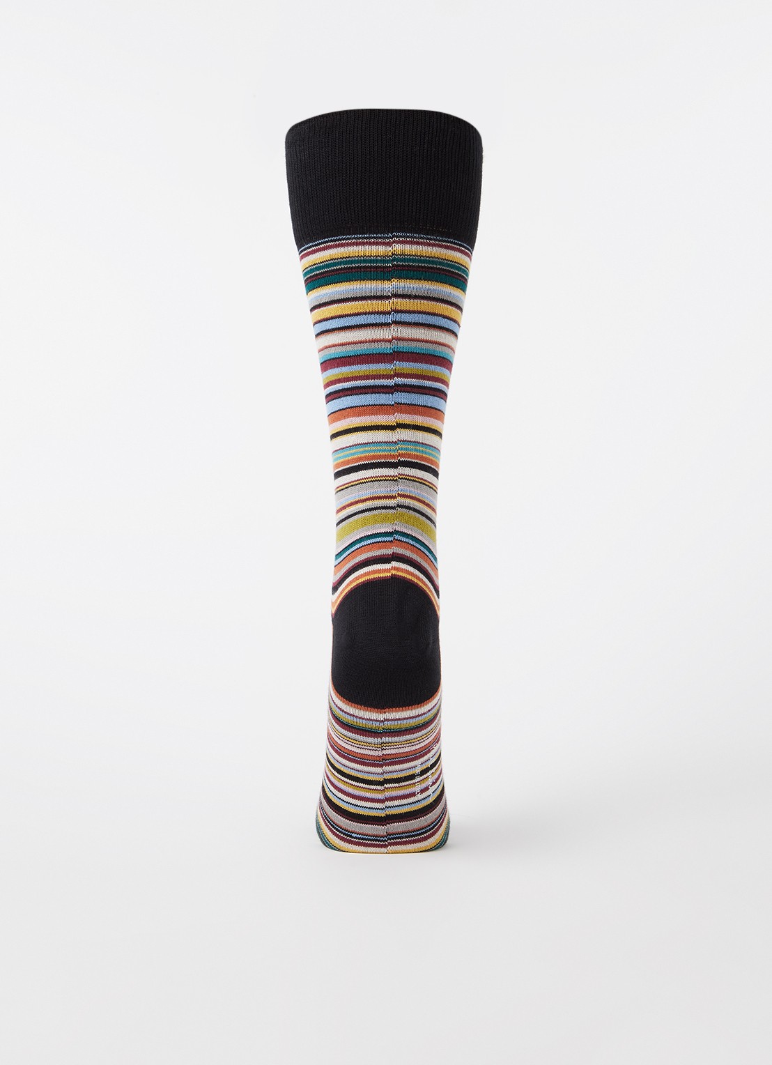 Paul Smith Multistripe sokken met streepprint - voorkant 3 orange