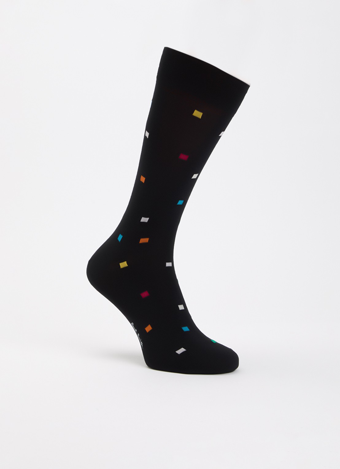 Paul Smith Noah sokken met print - voorkant zwart
