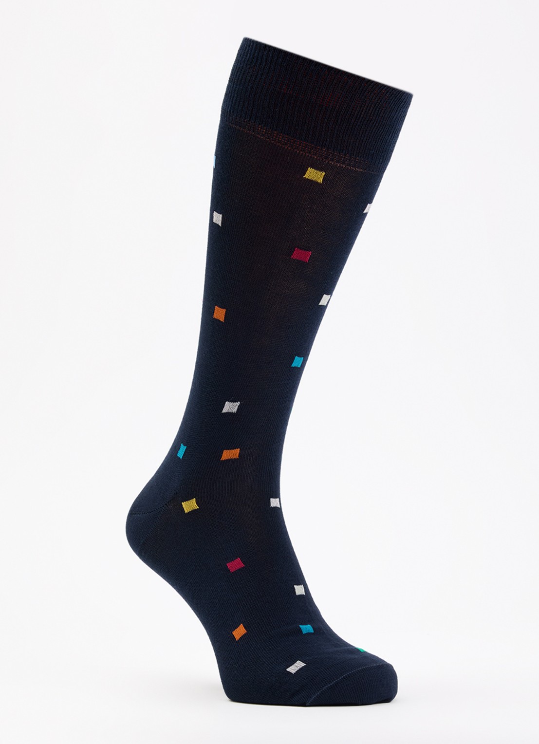 Paul Smith Noah sokken met print - voorkant 2 donkerblauw
