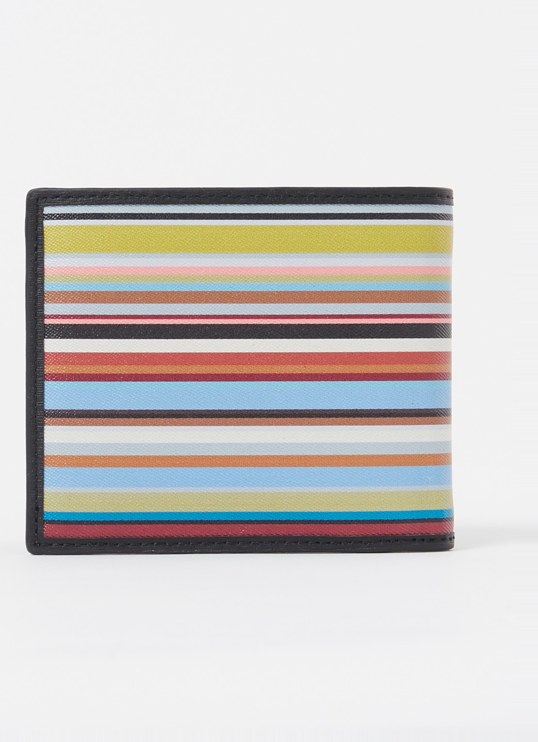 Paul Smith Portemonnee van leer - detail 3 zwart