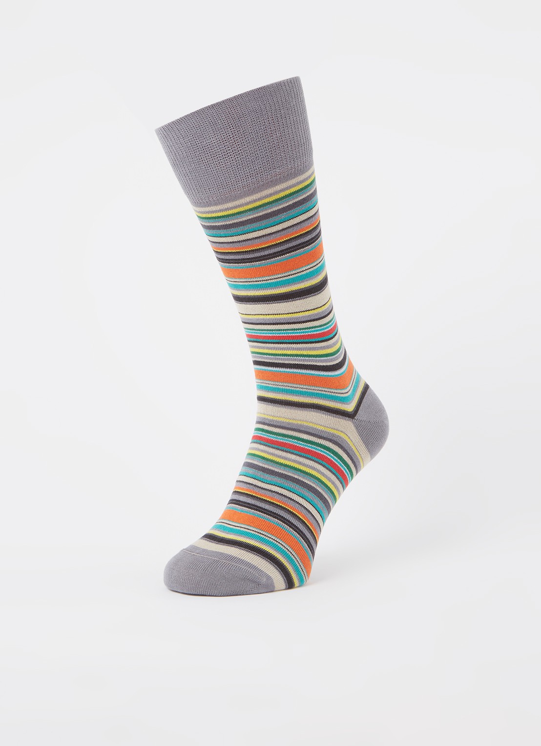 Paul Smith Sokken met streepprint in 3-pack - detail 3 grijs