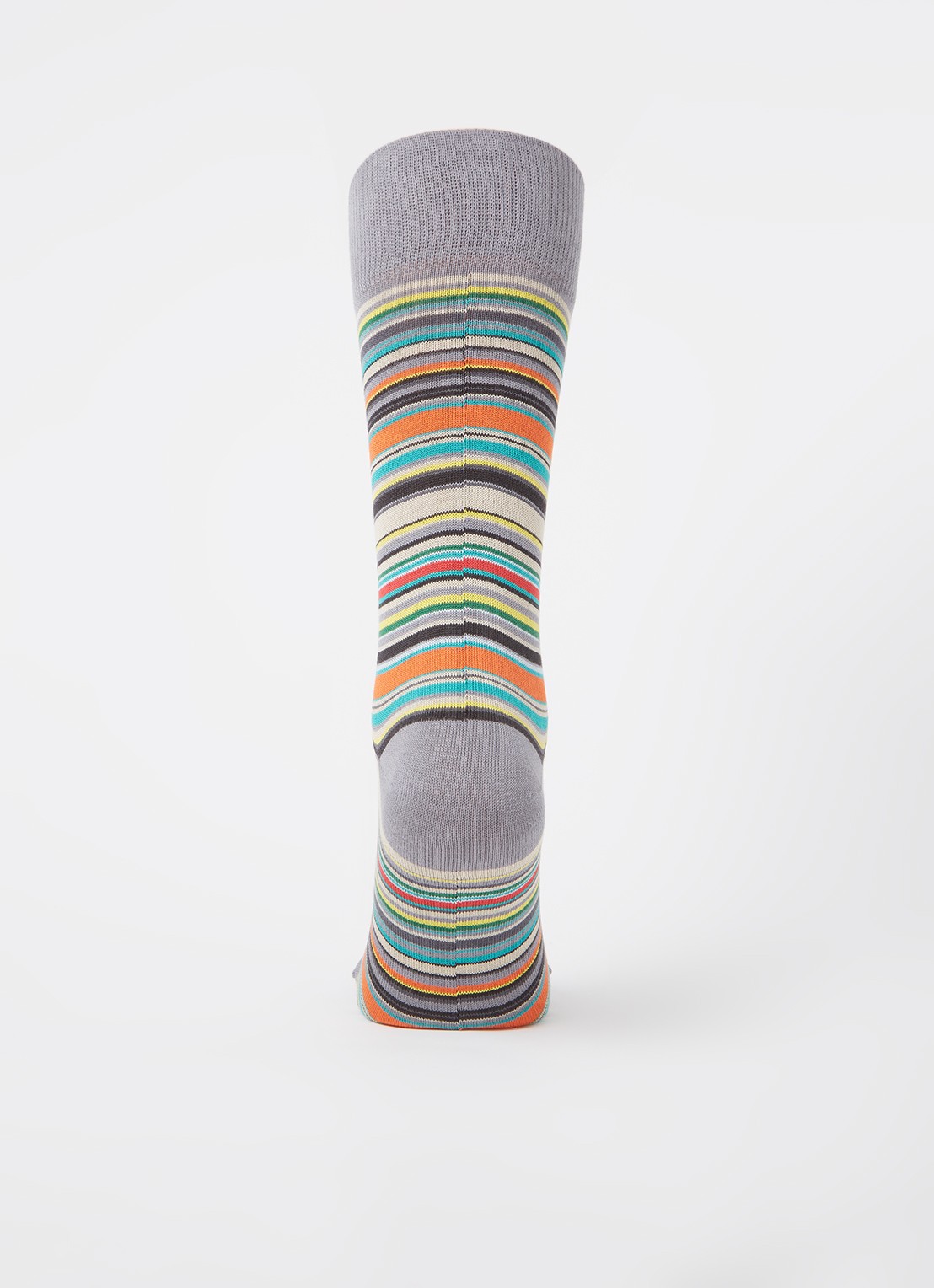 Paul Smith Sokken met streepprint in 3-pack - voorkant 2 grijs