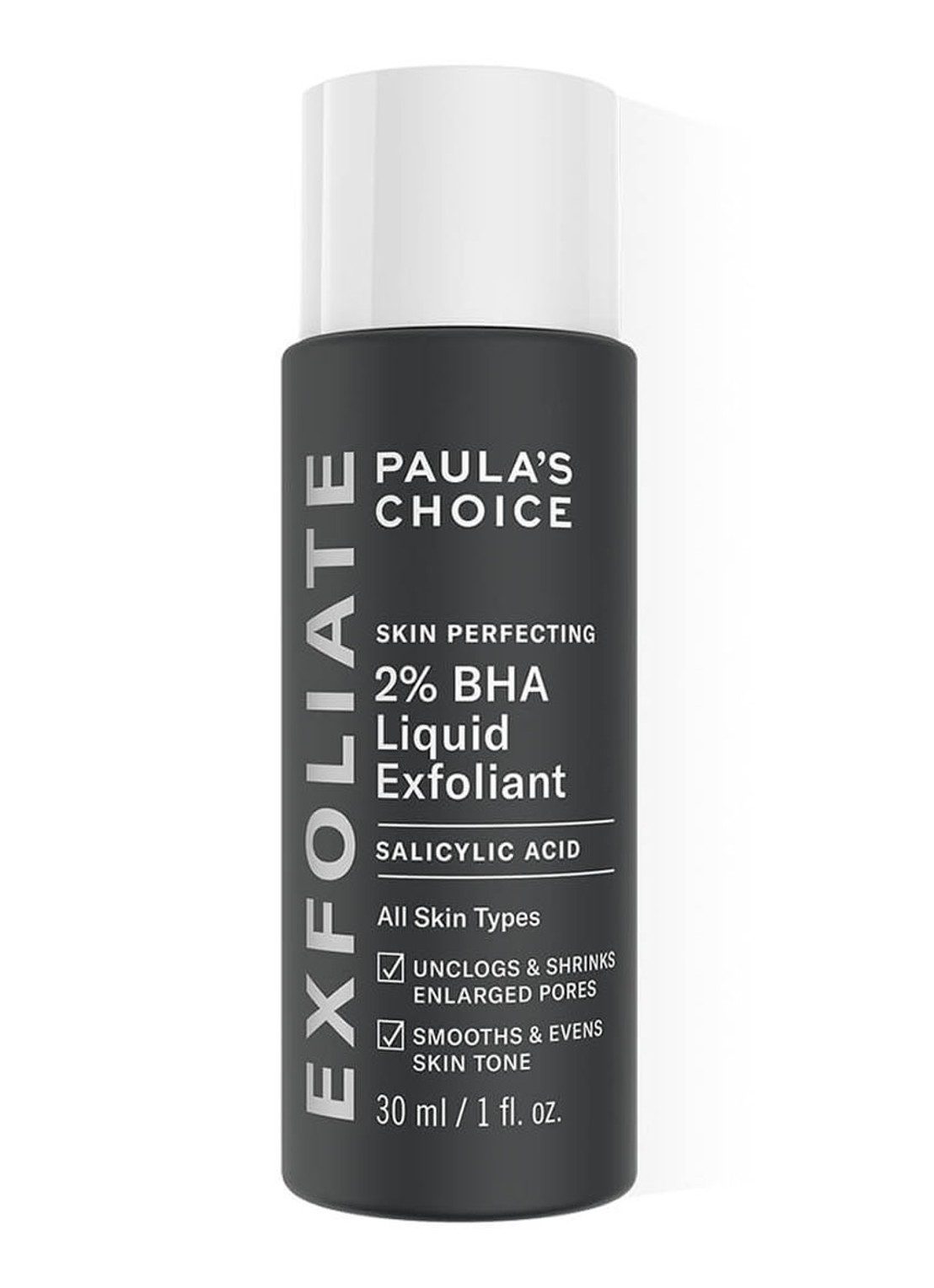 Paula's Choice Mini Skin Perfecting 2% BHA Liquid Exfoliant - travel size exfoliant - voorkant undefined