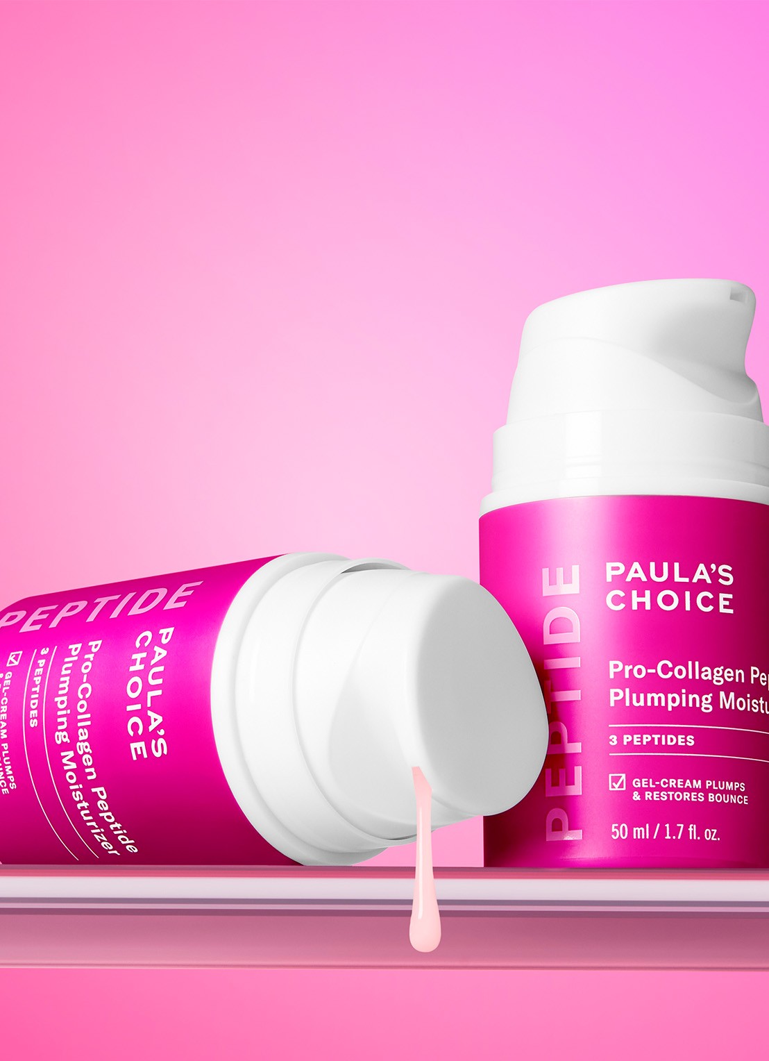 Paula's Choice Pro-Collagen Peptide Plumping Moisturizer - 24 uur hydraterende gel - voorkant 4 undefined