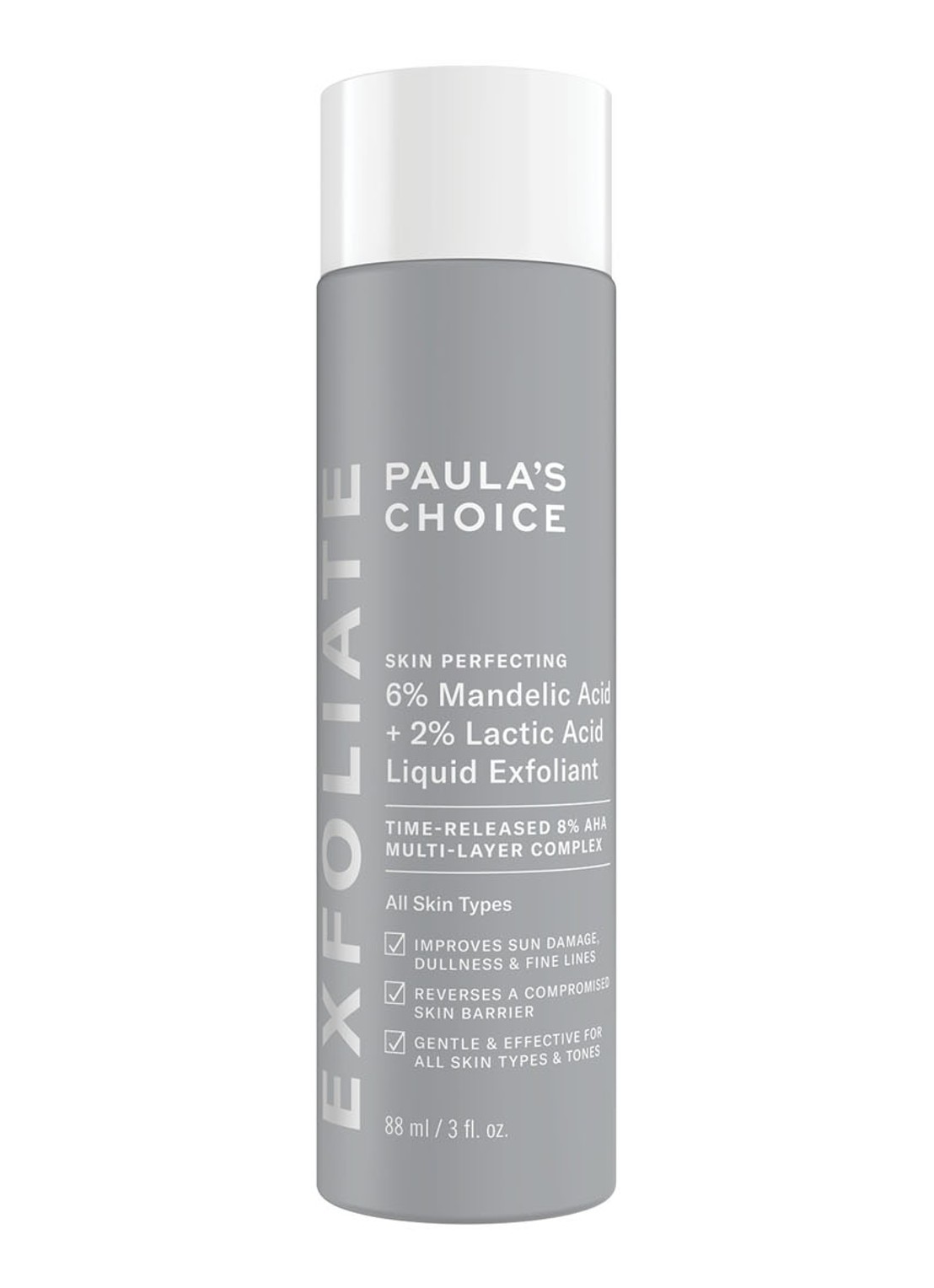 Paula's Choice Skin Perfecting 6% Mandelic Acid + 2% Lactic Acid Liquid Exfoliant  - voorkant 3 undefined