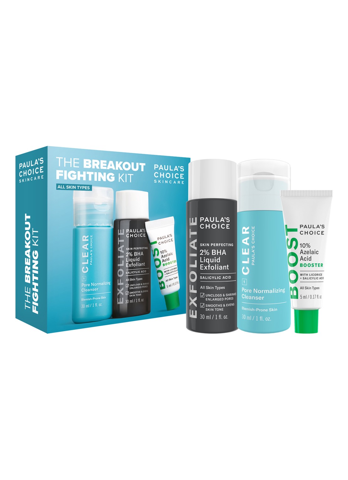 Paula's Choice The Breakout Fighting Kit - verzorgingsset - voorkant 3 undefined