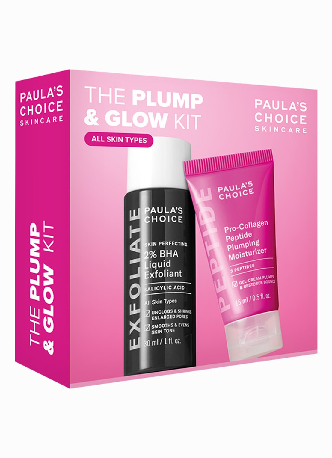 Paula's Choice The Plump & Glow Kit​ - verzorgingsset - voorkant 3 undefined