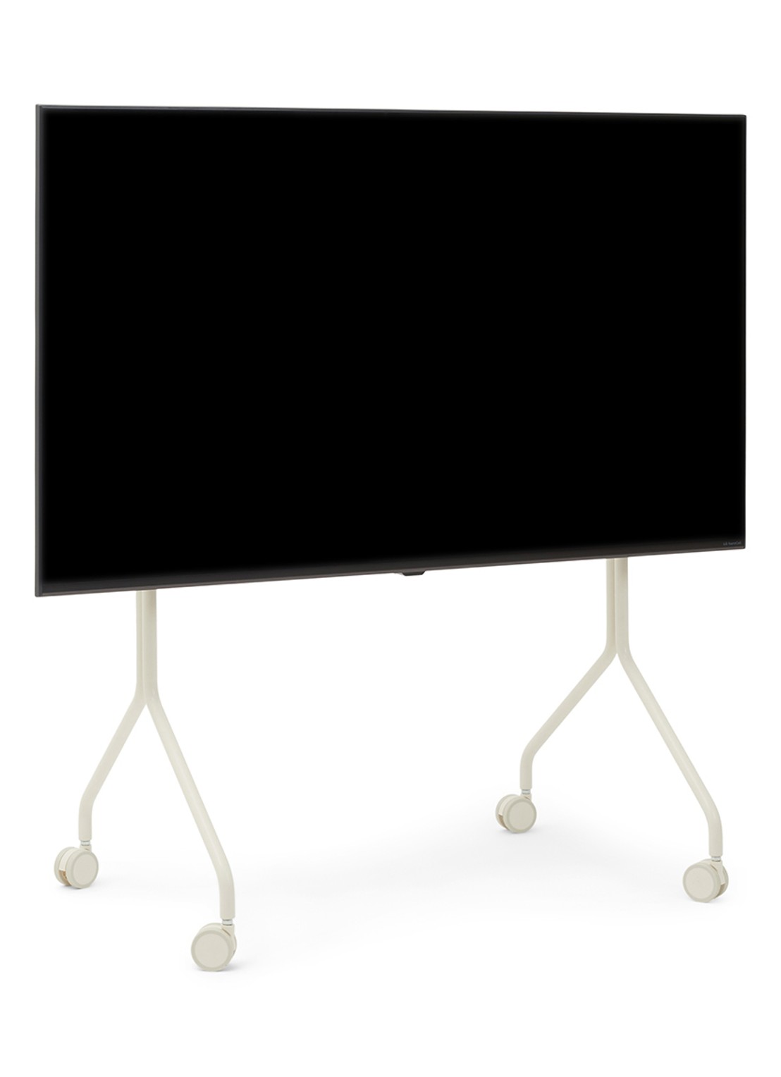 Pedestal Moon Rollin' TV standaard 107 cm - voorkant ivoor