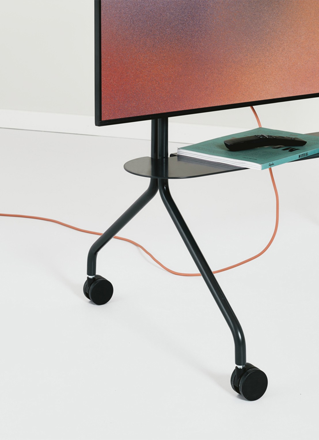 Pedestal Moon Rollin' TV standaard 107 cm - detail 4 zwart
