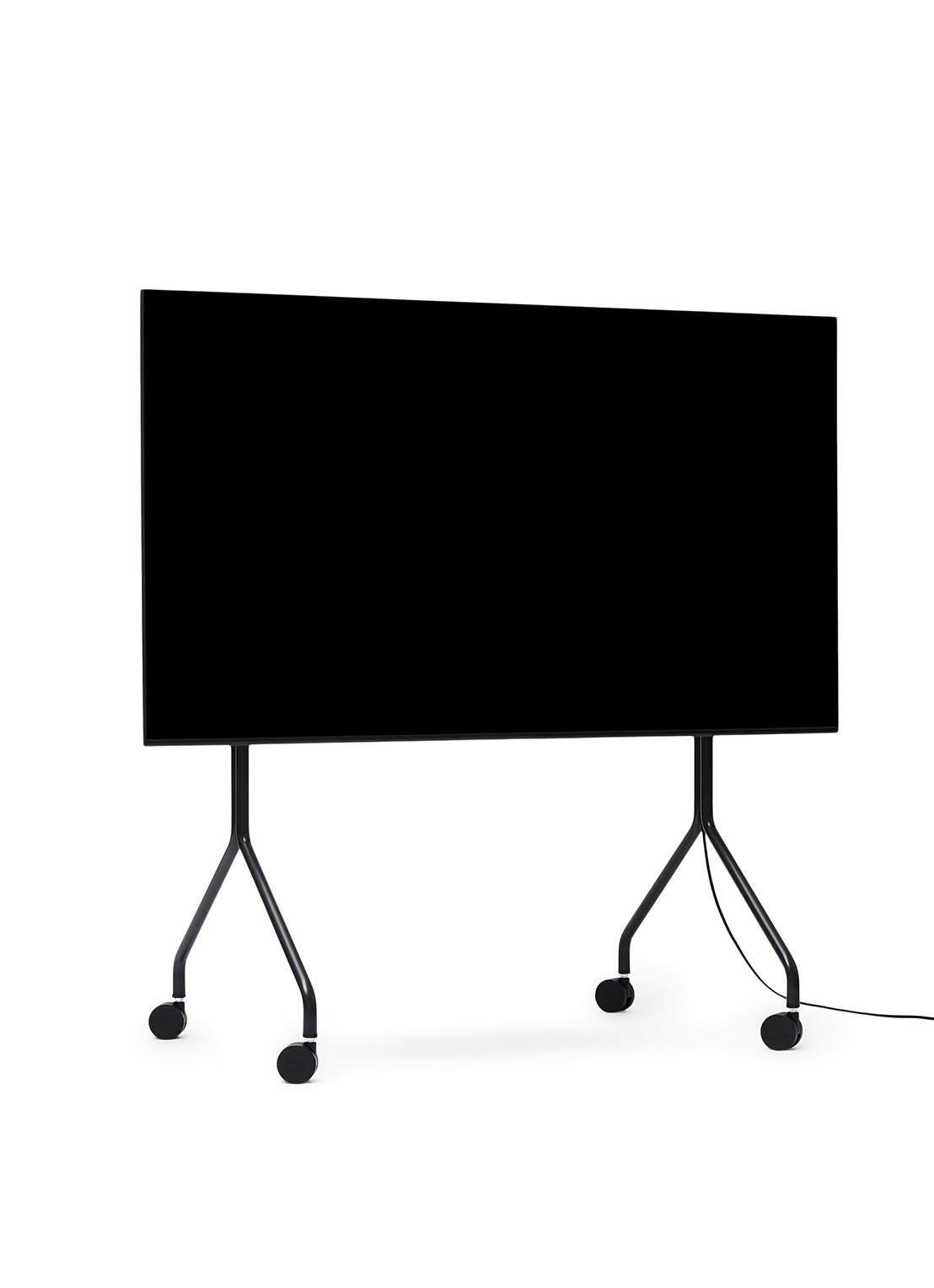 Pedestal Moon Rollin' TV standaard 107 cm - voorkant 5 zwart