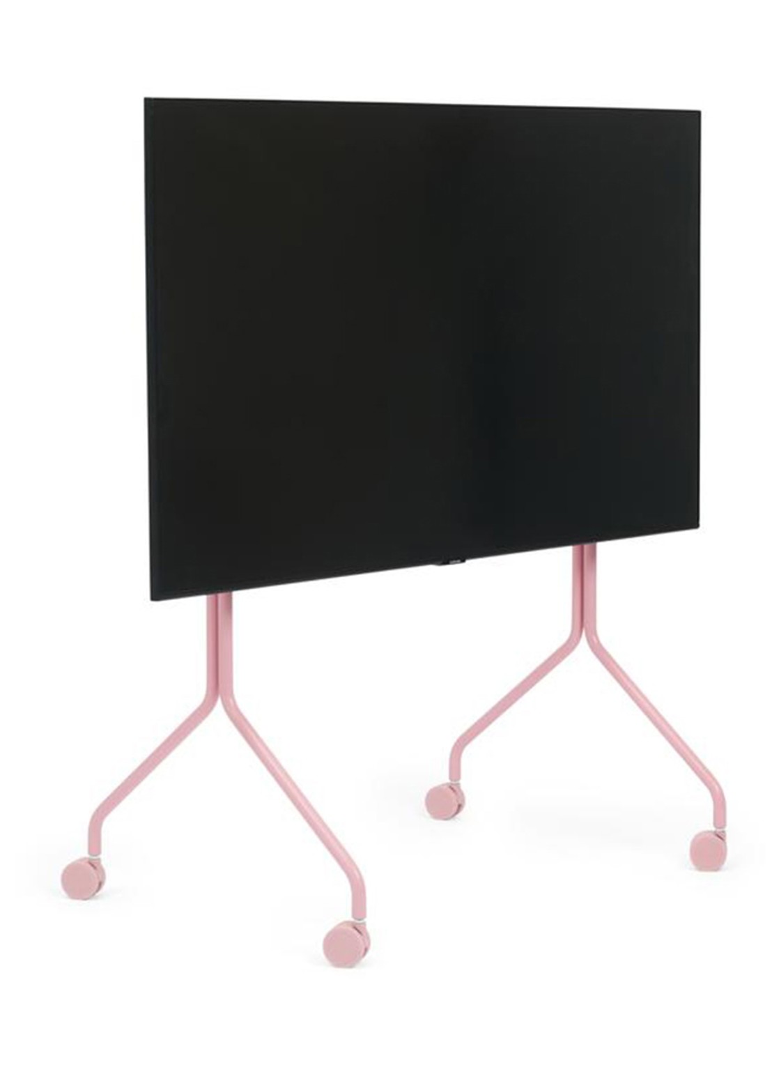 Pedestal Moon Rollin' TV standaard 107 cm - voorkant 6 roze