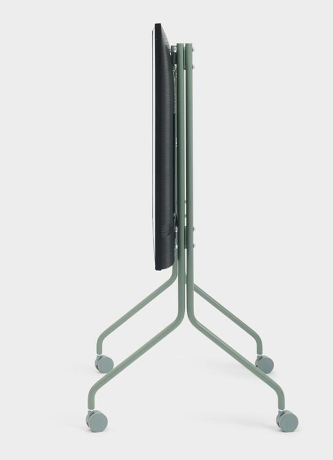 Pedestal Moon Rollin' TV standaard 107 cm - detail mosgroen