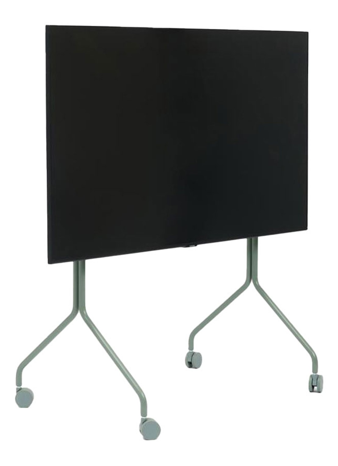 Pedestal Moon Rollin' TV standaard 107 cm - voorkant 6 mosgroen