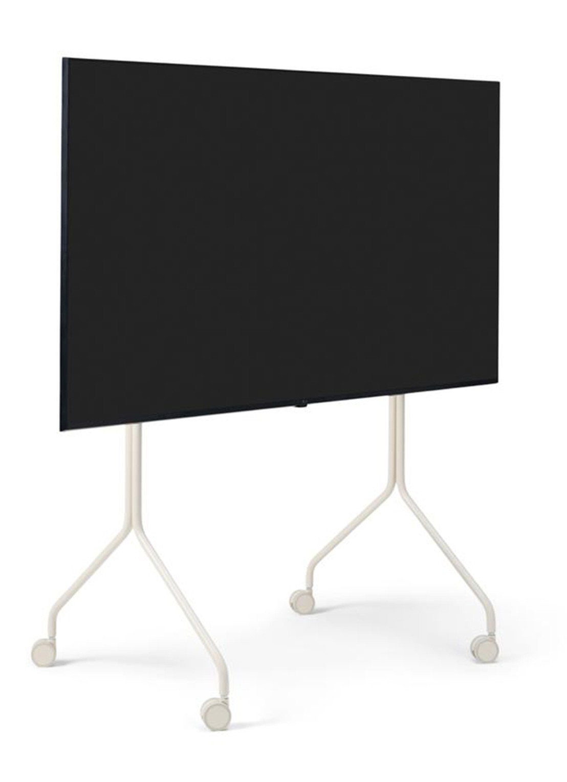Pedestal Moon Rollin' TV standaard 121 cm - voorkant 3 gebroken wit