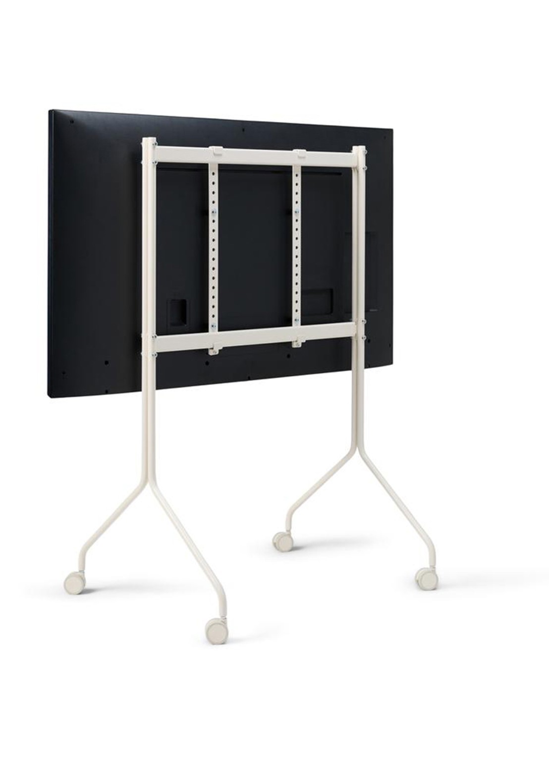 Pedestal Moon Rollin' TV standaard 121 cm - voorkant 4 gebroken wit