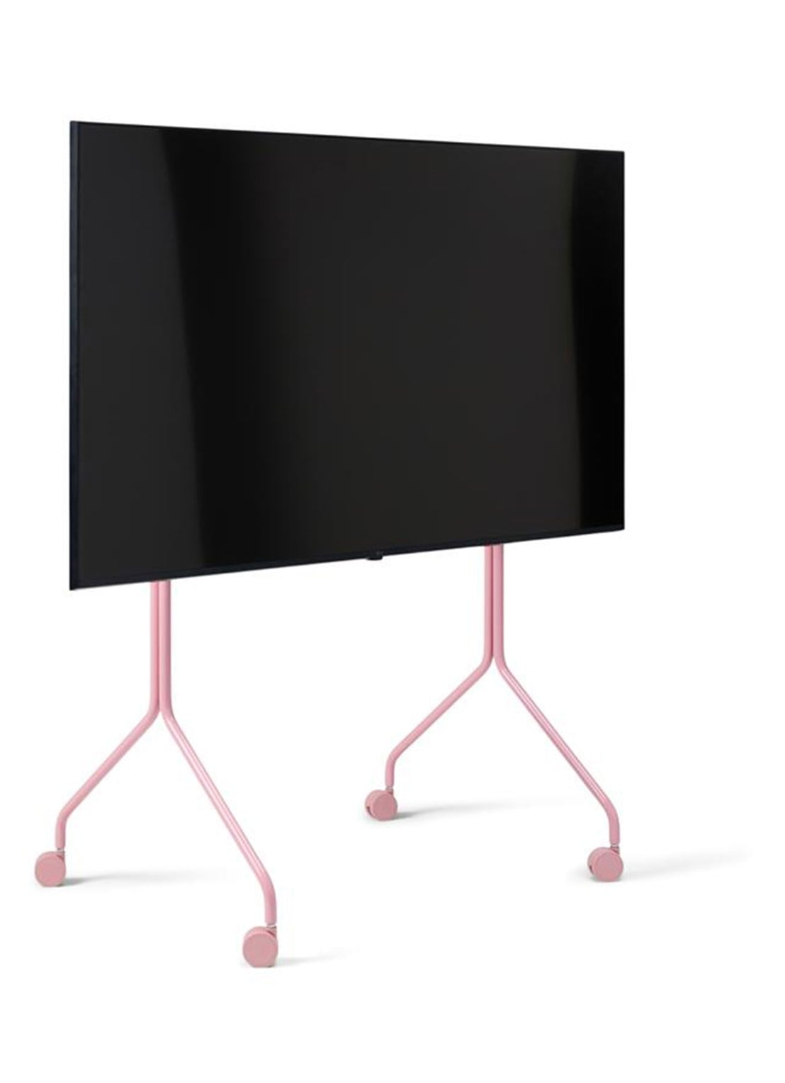 Pedestal Moon Rollin' TV standaard 121 cm - voorkant 2 roze