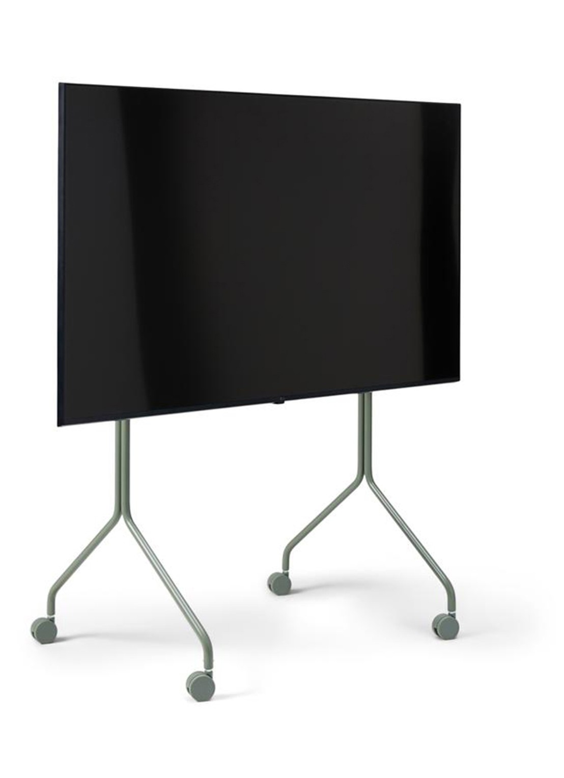Pedestal Moon Rollin' TV standaard 121 cm - voorkant mosgroen