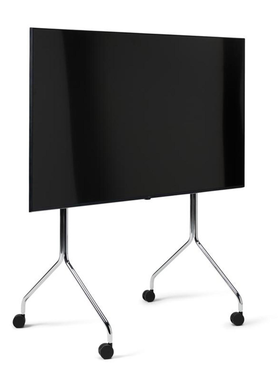 Pedestal Moon Rollin' TV standaard 121 cm - voorkant 2 zilver