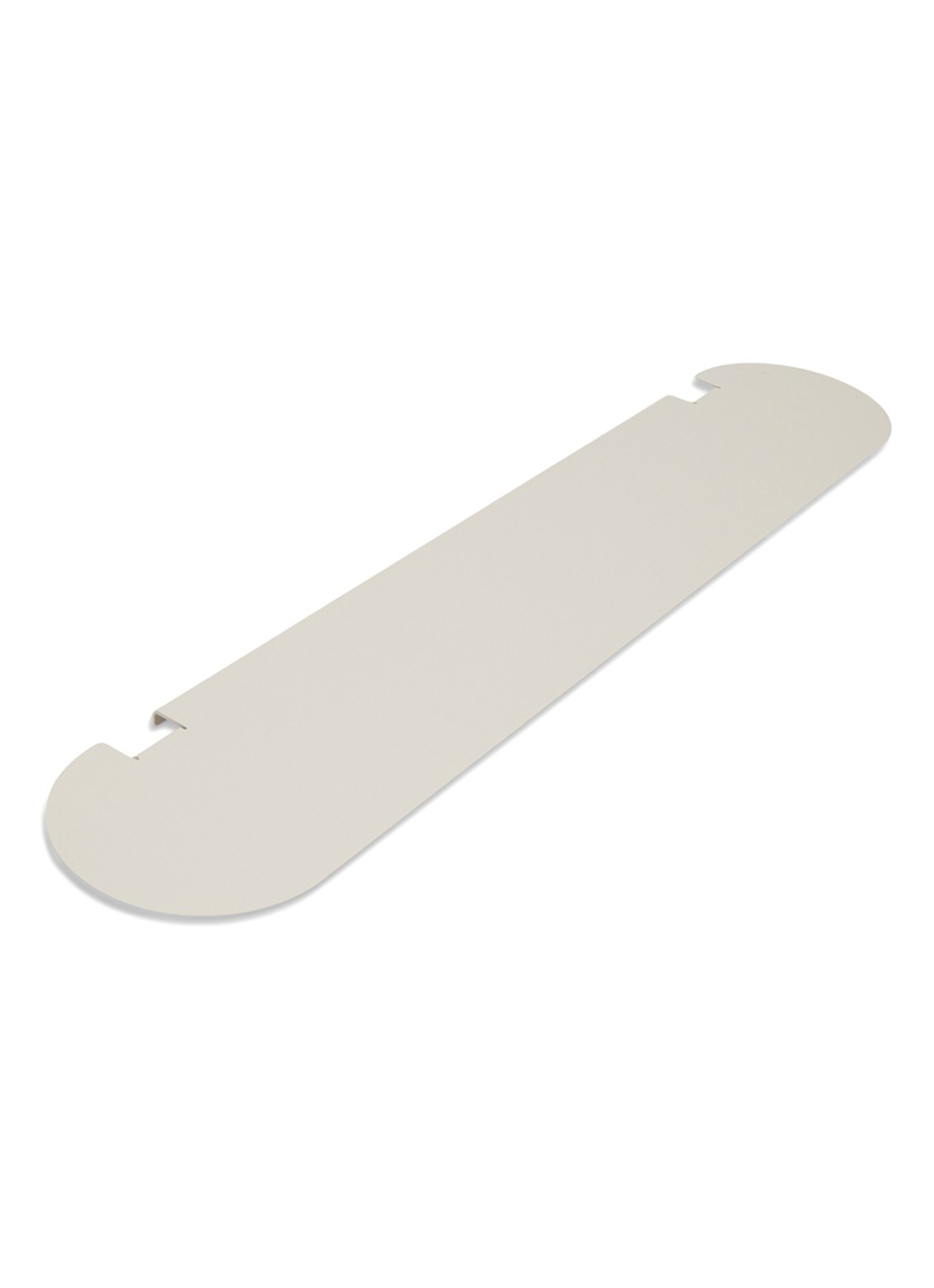 Pedestal Pipe plank voor TV standaard 99 cm - voorkant 2 ivoor