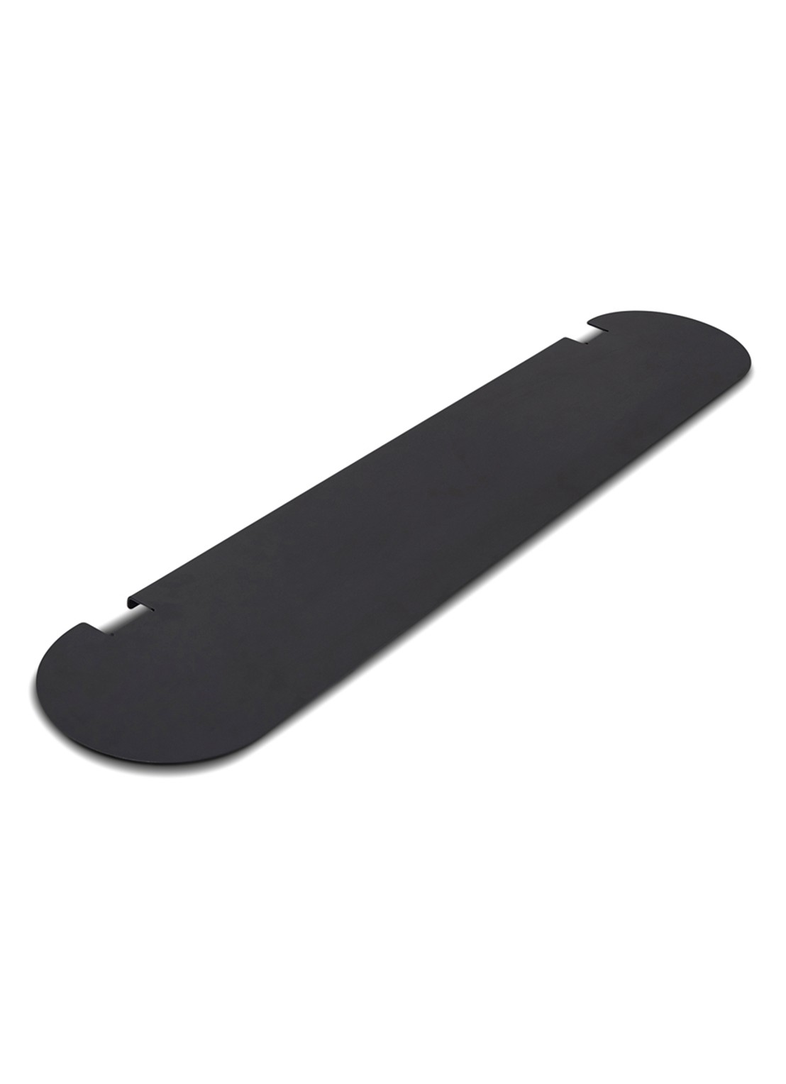 Pedestal Pipe plank voor TV standaard 99 cm - voorkant 2 zwart