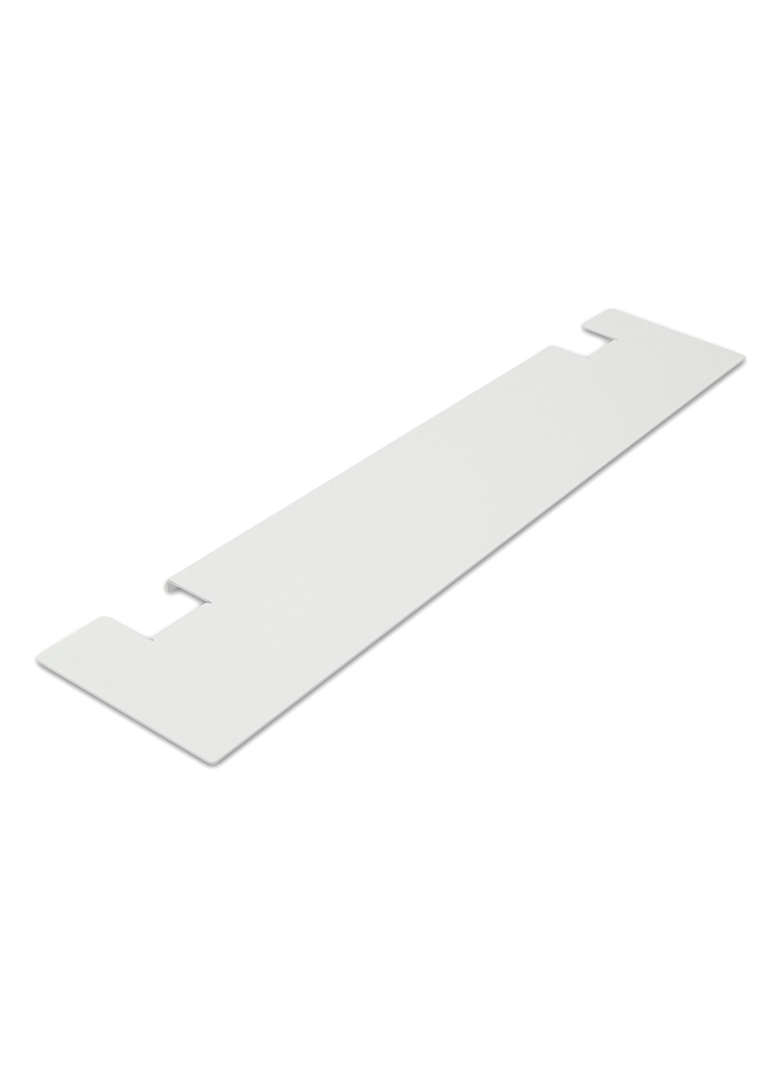 Pedestal Pipe plank voor TV standaard 99 cm - voorkant wit