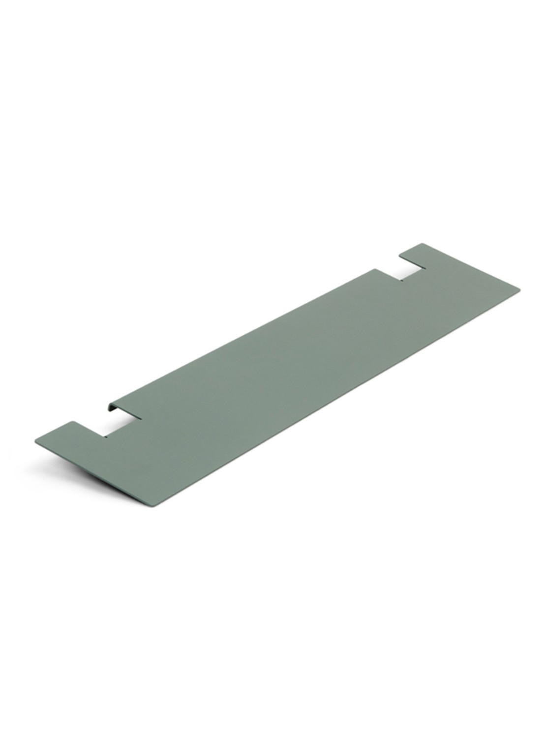 Pedestal Pipe plank voor TV standaard 99 cm - voorkant 2 mosgroen