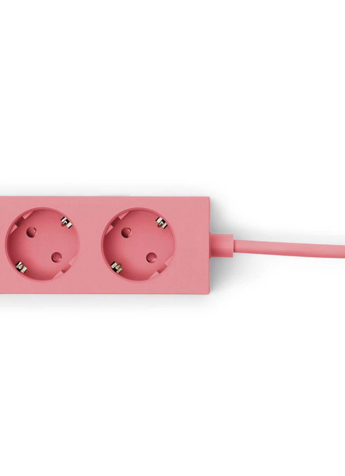 Pedestal Power Bar stekkerdoos 5 meter - detail 3 roze