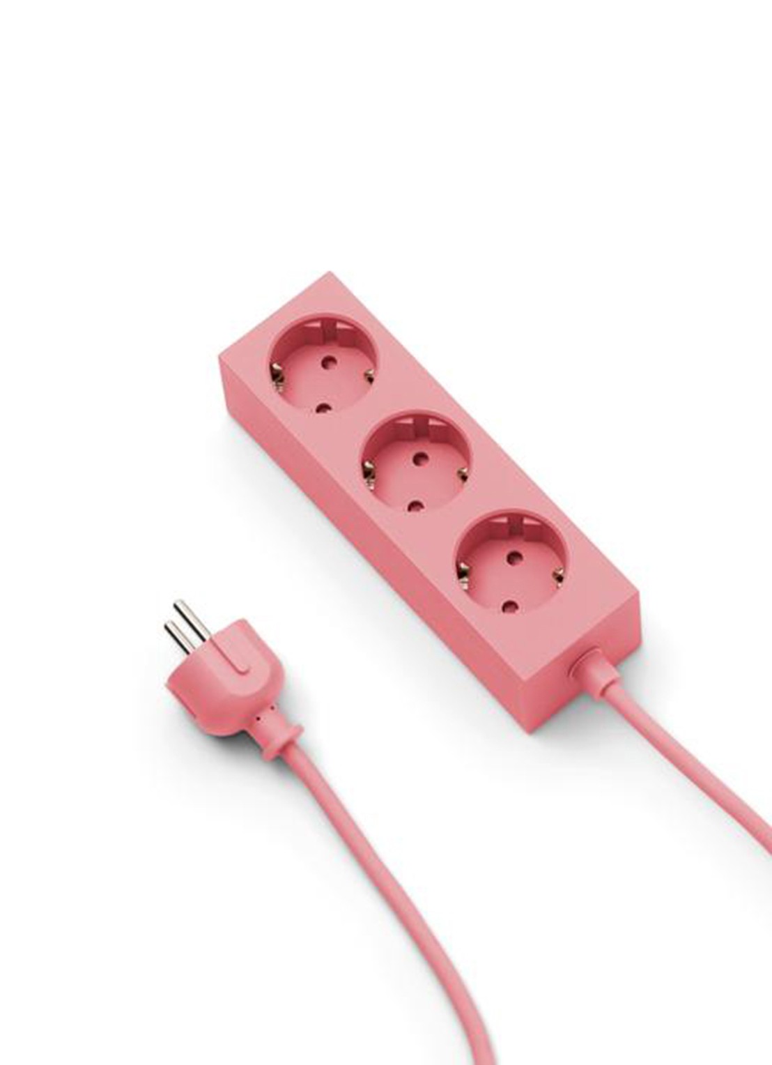Pedestal Power Bar stekkerdoos 5 meter - detail 4 roze