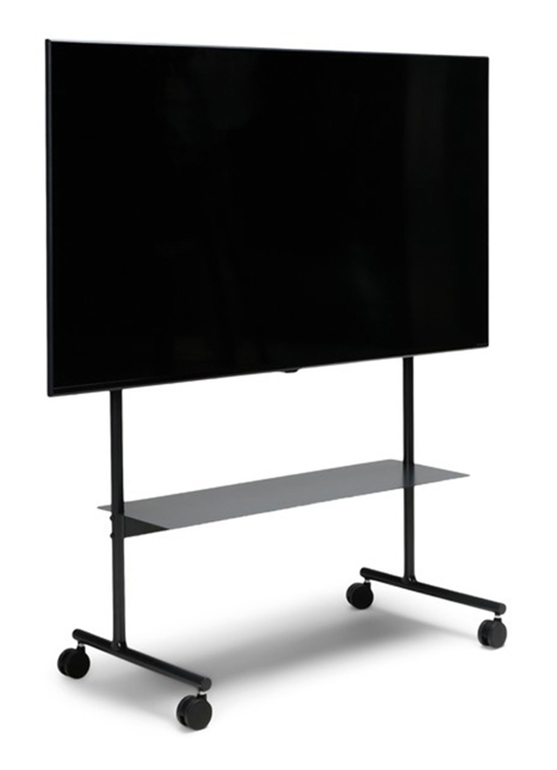 Pedestal Rover TV standaard 110 cm - voorkant 2 zwart