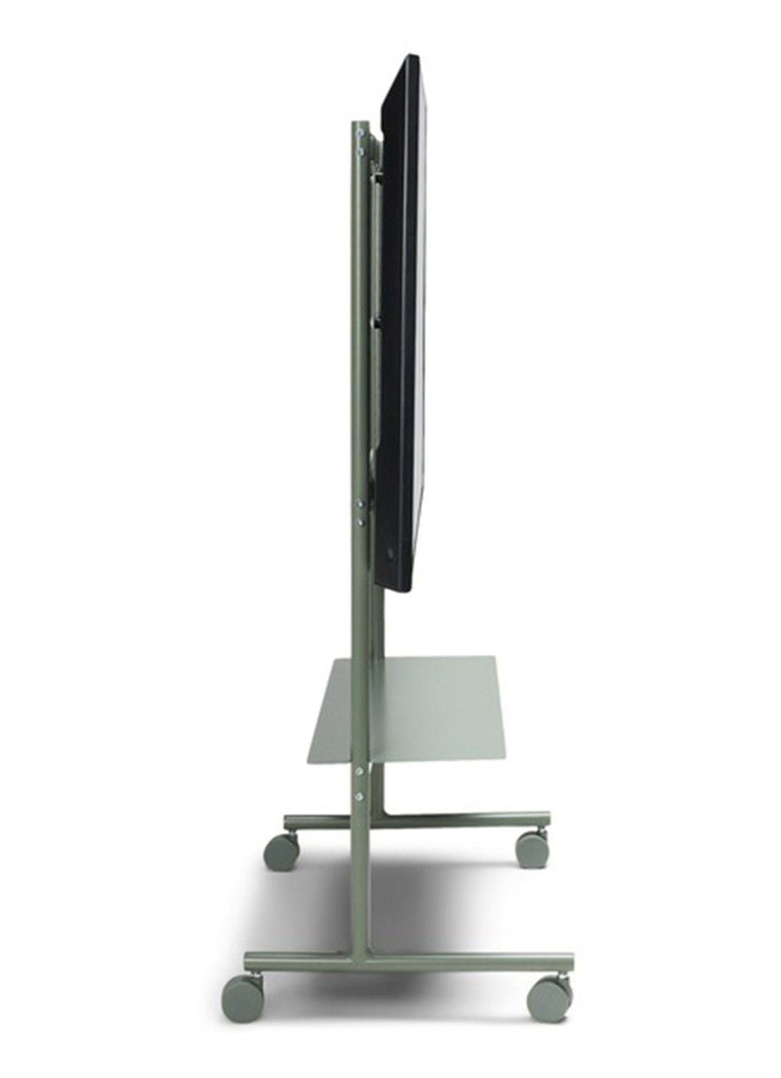 Pedestal Rover TV standaard 110 cm - achterkant 4 mosgroen